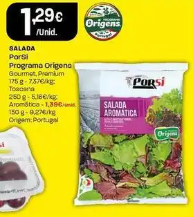 Intermarché Porsi - salada promoção