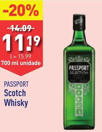 ALDI PASSPORT Scotch Whisky 700ML promoção