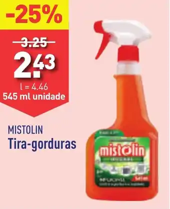 ALDI MISTOLIN Tira-gorduras 545ml promoção