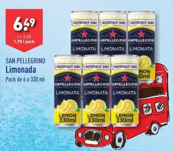 ALDI SAN PELLEGRINO Limonada Pack de 6 x 330 ml promoção