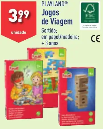 ALDI PLAYLAND Jogos de Viagem promoção