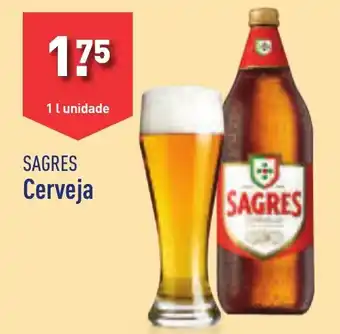 ALDI SAGRES Cerveja 1 l unidade promoção