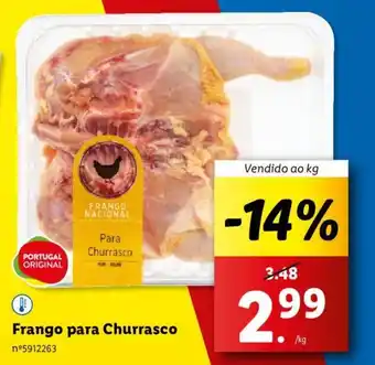 Lidl Frango para Churrasco Vendido ao kg promoção