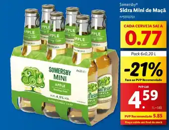 Somersby Sidra Mini de Maçã Pack 6x0,20 L