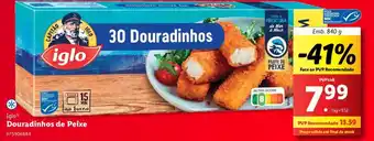 Lidl Iglo Douradinhos de Peixe Emb. 840 g promoção