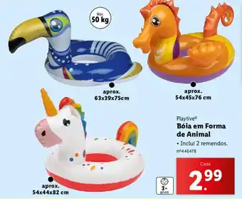 Lidl Playtive Bóia em Forma de Animal promoção