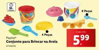 Lidl Playtive Conjunto para Brincar na Areia promoção