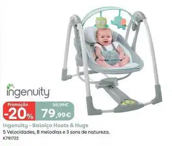 Toys R Us Ingenuity - baloiço hoots & hugs promoção