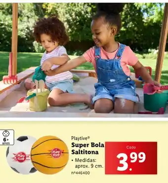 Lidl Playtive Super Bola Saltitona promoção