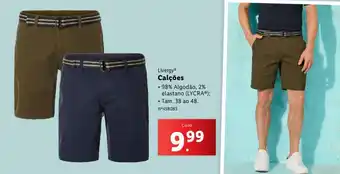 Lidl Livergy Calções promoção