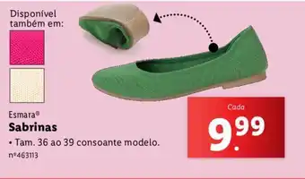 Lidl Esmara Sabrinas promoção