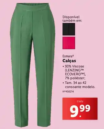 Lidl Esmara Calças promoção