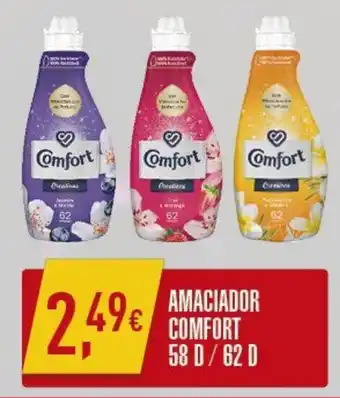 Miranda Supermercados AMACIADOR COMFORT 58 D / 62 D promoção