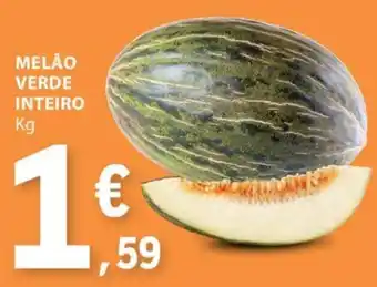 E.Leclerc MELÃO VERDE INTEIRO Kg promoção