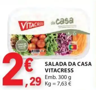 E.Leclerc SALADA DA CASA VITACRESS Emb. 300 g promoção
