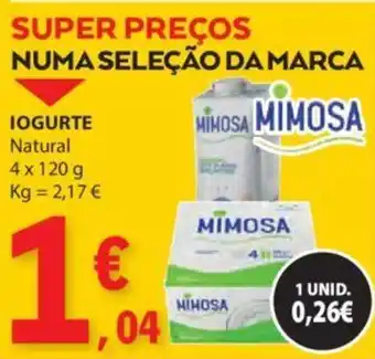 E.Leclerc IOGURTE Natural 4x120 g promoção