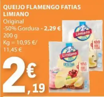QUEIJO FLAMENGO FATIAS LIMIANO 200g