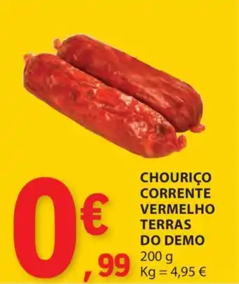 E.Leclerc CHOURIÇO CORRENTE VERMELHO TERRAS DO DEMO 200 g promoção