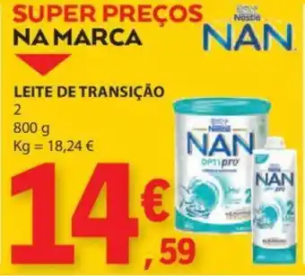 E.Leclerc LEITE DE TRANSIÇÃO 2 800g promoção