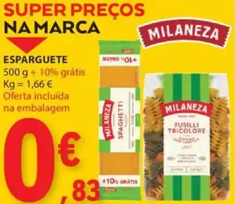 E.Leclerc ESPARGUETE 500g promoção
