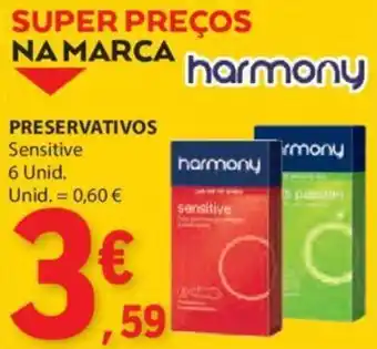E.Leclerc PRESERVATIVOS Sensitive 6 unid. promoção