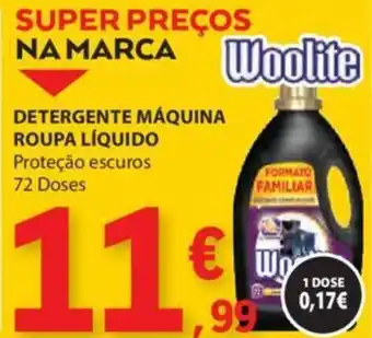 E.Leclerc DETERGENTE MÁQUINA ROUPA LÍQUIDO Proteção escuros 72 Doses promoção