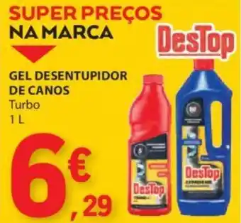 E.Leclerc GEL DESENTUPIDOR DE CANOS Turbo 1L promoção