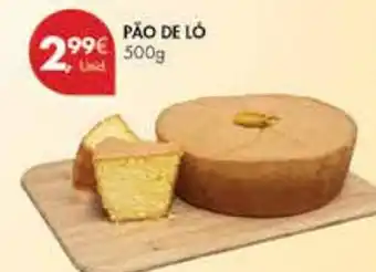 Pingo Doce PÃO DE LÓ 500g promoção