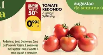 Pingo Doce TOMATE REDONDO A granel kg promoção