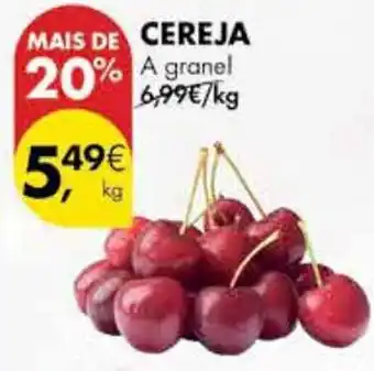 Pingo Doce CEREJA A granel kg promoção