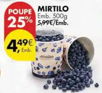 Pingo Doce MIRTILO Emb. 500g promoção
