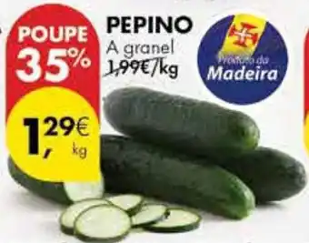 Pingo Doce Pepino a granel kg promoção