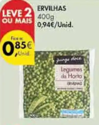 Pingo Doce ERVILHAS 400g promoção