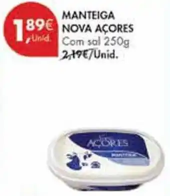 Pingo Doce MANTEIGA NOVA AÇORES com sal 250g promoção
