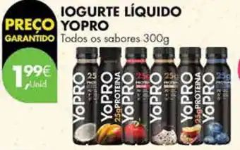 Pingo Doce IOGURTE LÍQUIDO YOPRO Todos os sabores 300g promoção