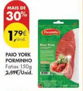 Pingo Doce PAIO YORK PORMINHO Fatias 150g promoção