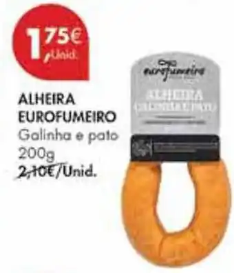 Pingo Doce ALHEIRA EUROFUMEIRO Galinha e pato 200g promoção