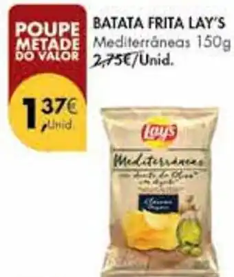 Pingo Doce BATATA FRITA LAY'S Mediterrâneas 150g promoção