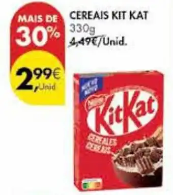 Pingo Doce CEREAIS KIT KAT 330g promoção