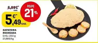Intermarché Sapateira recheada promoção