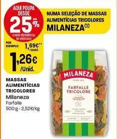 Milaneza - massas alimentícias tricolores