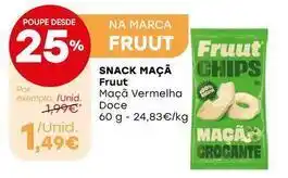 Intermarché Fruut - snack maca promoção