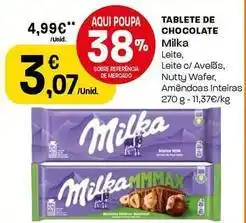 Intermarché Milka - tablete de chocolate promoção