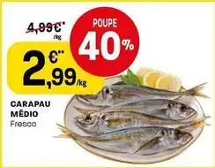 Intermarché Carapau medio promoção
