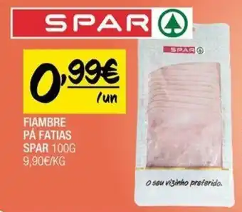 Spar FIAMBRE PÁ FATIAS SPAR 100G promoção