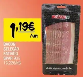 Spar BACON SELEÇÃO FATIADO SPAR 90G promoção