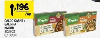 Spar CALDO CARNE / GALINHA KNORR 8CUBOS promoção