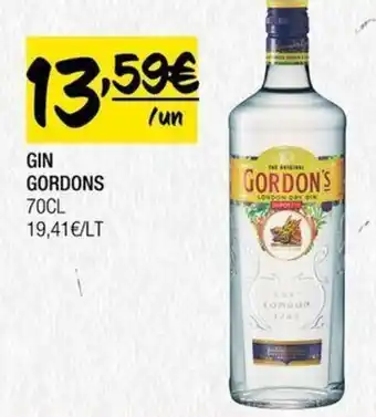 Spar GIN GORDONS 70CL promoção
