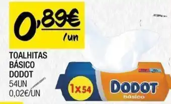 Spar TOALHITAS BÁSICO DODOT 54UN promoção