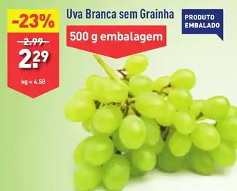 ALDI Uva Branca sem Grainha promoção